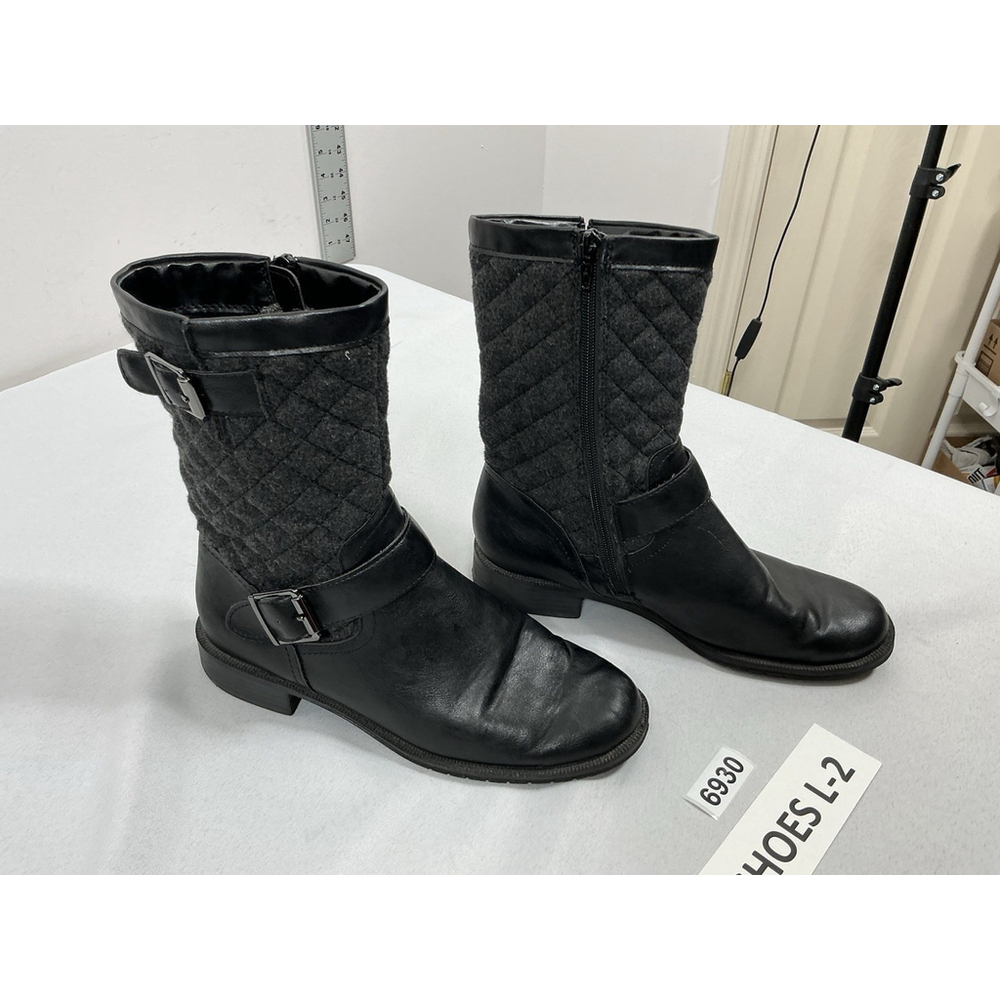 Womans Excellent Condition Aerosoles Take Pride Ankle Boots 8.5 M Black